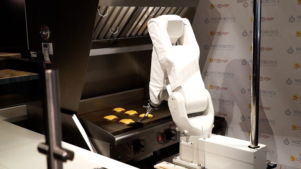 Burger-flipping robot taken offline after one day