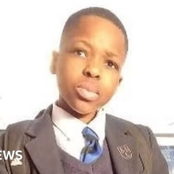 Daniel Anjorin: Funeral taking place for boy who died in sword attack